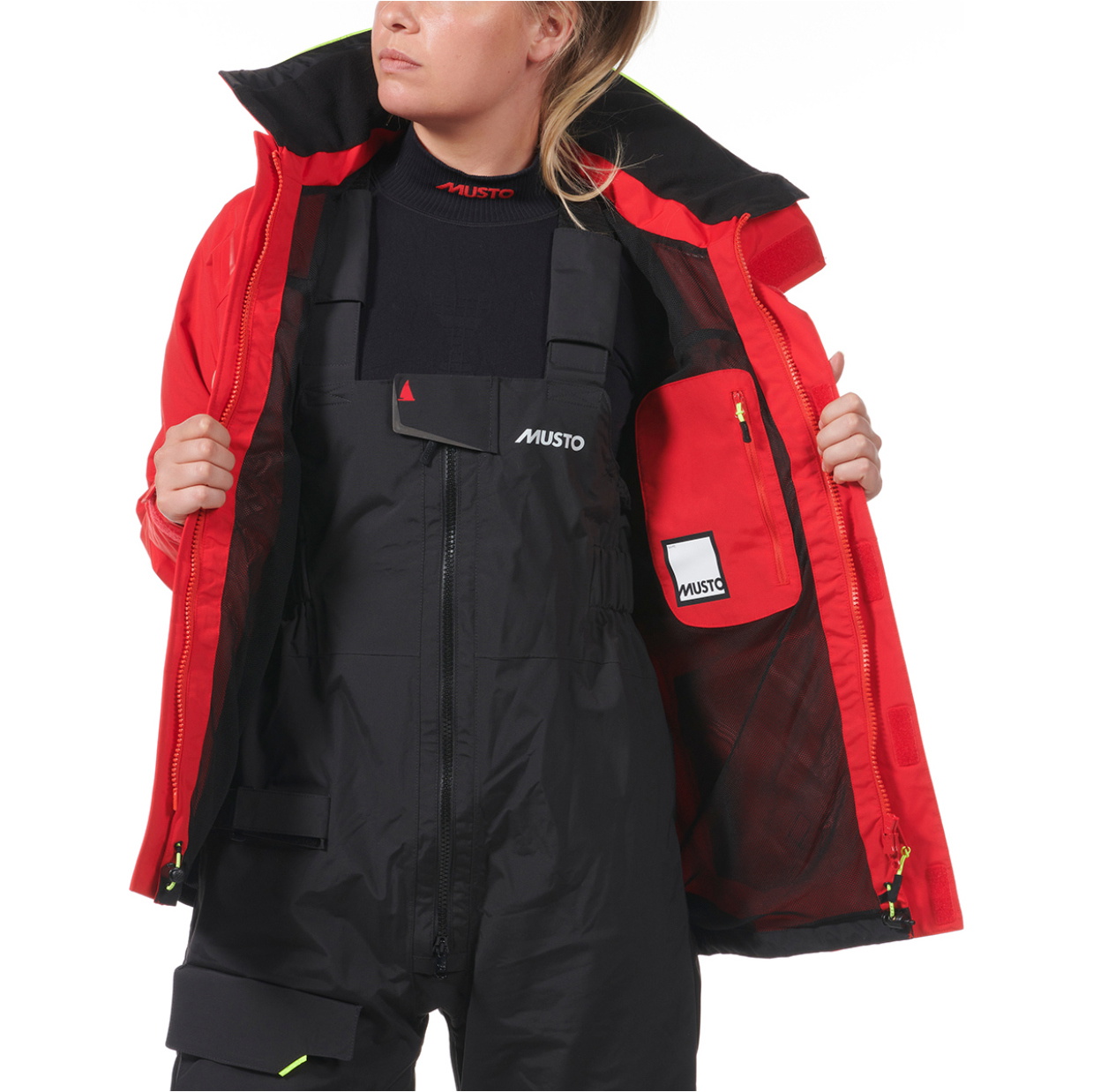 2026 Musto Dames Br1 Kanaaljas 82405 - Echt Rood